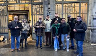 Saint-Valentrain à Verviers : les écologistes déclarent leur amour au rail…