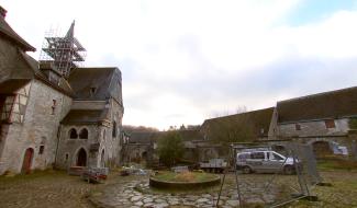 Sauvetage en marche au château d'Eyneburg à La Calamine