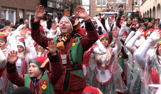 Le Rosenmontag de La Calamine défie la météo !