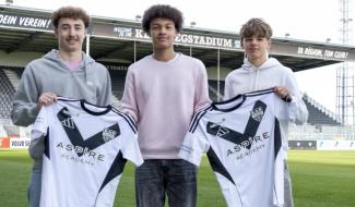 Sept jeunes joueurs signent un contrat avec la KAS Eupen