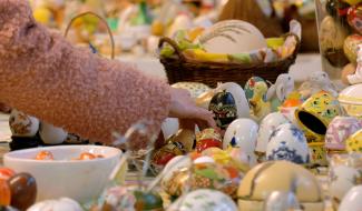 Les œufs de Pâques s'invitent au musée de la lessive