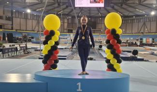 Retour gagnant pour Wendy Taine, sacrée championne de Belgique de GR !