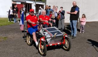 876 kilomètres en cuistax pour relier Stembert à la Motte Chalancon