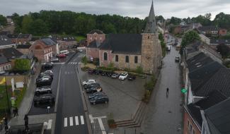 Thimister : les travaux de réaménagement du centre touchent à leur fin