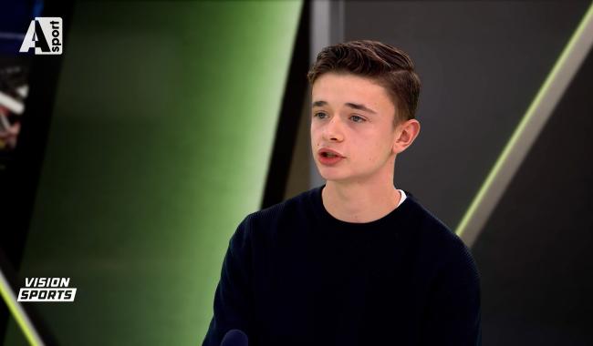 Maxime Degive: " Devenir professionnel? Non, je mise sur les études "