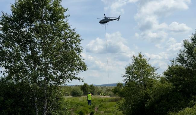 Fagnes: nouveau chantier de construction de caillebotis