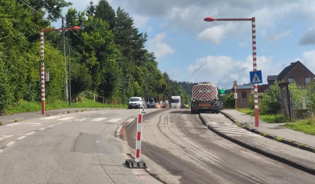 Travaux à Stavelot : la N68 passe en sens unique, attention aux bus