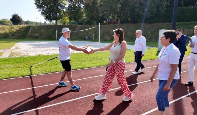 Jacqueline Galant a découvert le centre Adeps de Spa