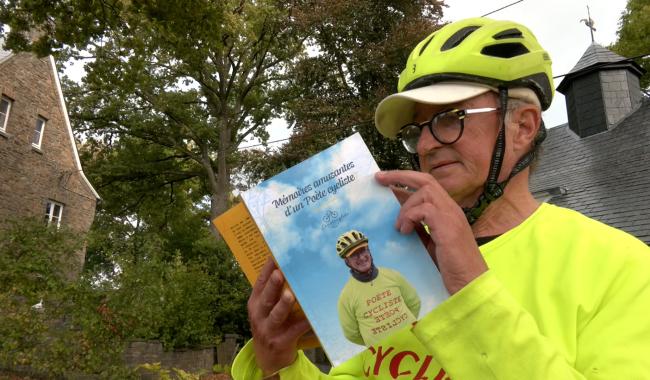 "Mémoires amusantes d'un Poète cycliste" qui sillonne nos routes