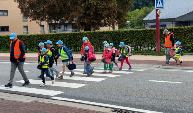 Malmedy: à l'école, à pied et en sécurité