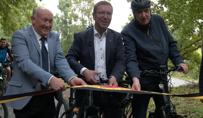 La liaison cyclo-piétonne Lierneux-Vielsalm inaugurée!