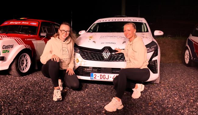 Marine Simar et Eva Serfati, duo de novices 100% féminin au rallye de Jalhay