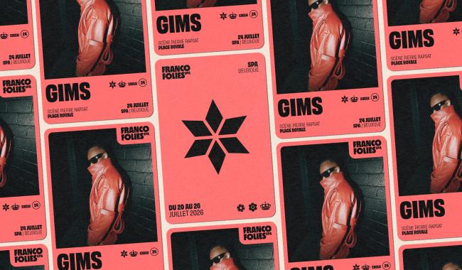 GIMS fera son grand retour aux Francofolies de Spa en 2026