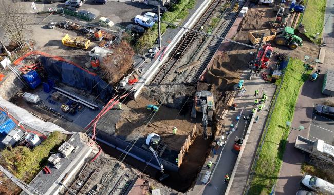 La gare d'Eupen plus accessible grâce à un couloir sous les voies