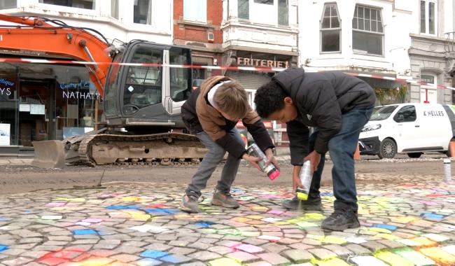 « Pavés en couleur » : une vague de créativité pour soutenir les commerces spadois