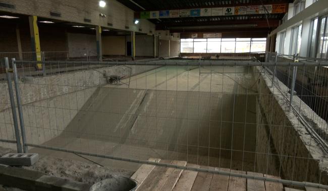 Piscine de Herve: démolition terminée, place aux rénovations