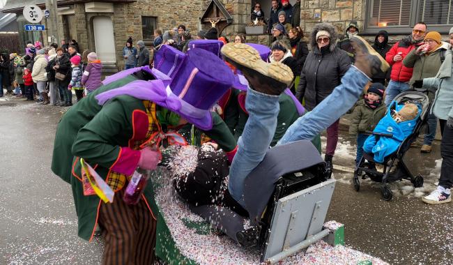 Faymonville : la chaleur du carnaval a fait fondre la neige !