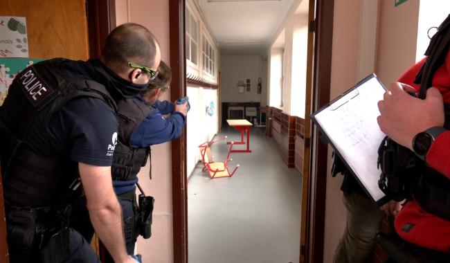 Verviers : l'école de la Providence prise en otage... pour un exercice AMOK