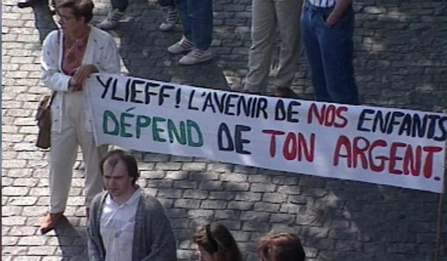 Quand les profs assiégeaient le domicile d'Ylieff: retour sur les grèves de 1990