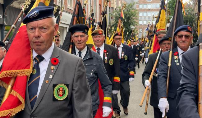 La journée nationale des porte-drapeaux s'est tenue à Verviers