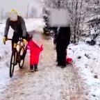 La diffusion des images du "cycliste des Fagnes" qui avait bousculé une fillette jugée non fautive
