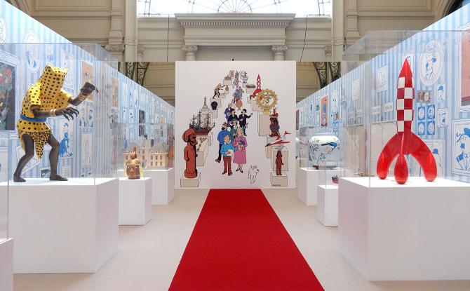 Le Musée imaginaire de Tintin s'installe au Pouhon Pierre-le-Grand à Spa!