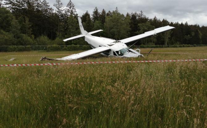 Un avion de tourisme s’écrase à l’aérodrome de Spa-La Sauvenière (photos)