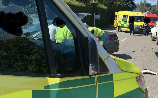 Jalhay: la route de Balmoral fermée suite à un accident frontal