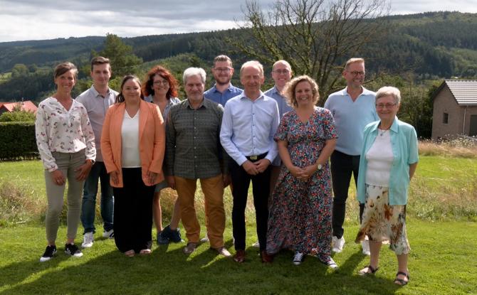 La liste "Oser" Trois-Ponts, emmenée par l'échevin Claude Legrand