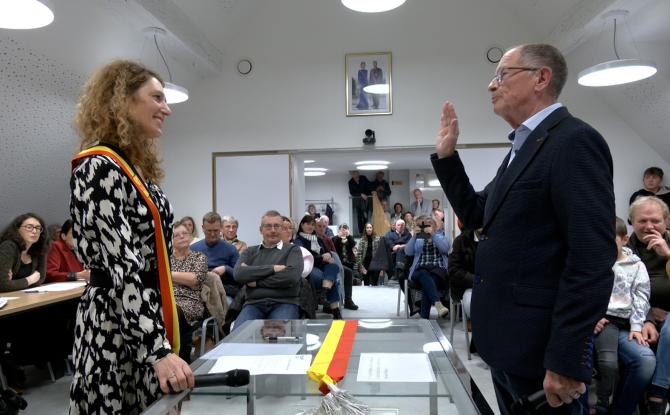 Thimister-Clermont:  larmes, sérénité et jeunesse pour la prestation de serment