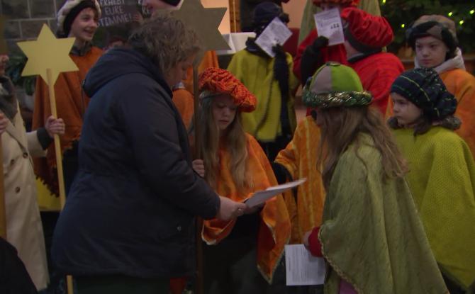 Les chanteurs à l'étoile perpétuent la tradition à Weywertz