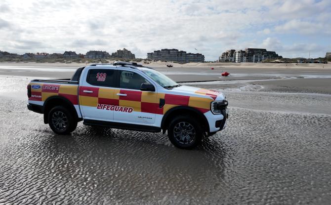 À la mer du Nord, les garde-côtes patrouillent en Ford Ranger Wildtrak