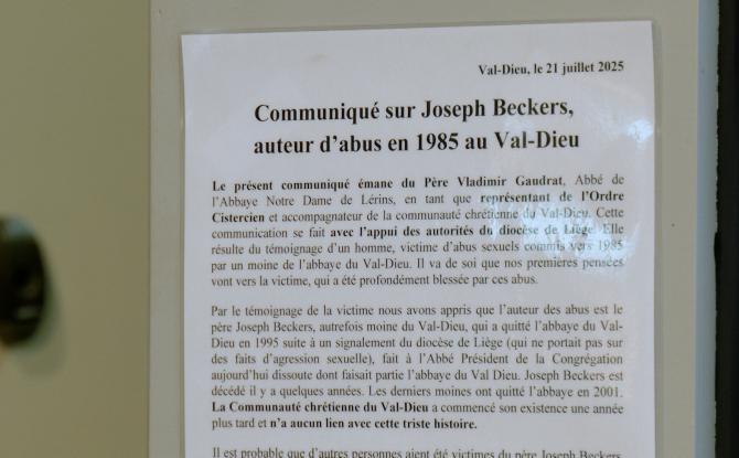 L'abbaye du Val-Dieu recherche les autres éventuelles victimes du Père Joseph Beckers