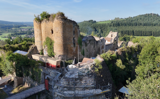 Le château de Franchimont: un patrimoine vivant, bientôt restauré