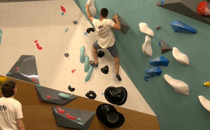 The Wall Verviers, de l'escalade 100% bloc