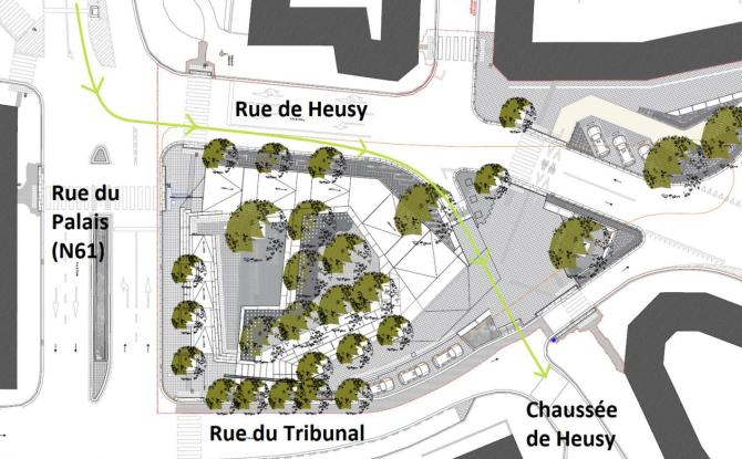 Verviers : le carrefour de la Porte de Heusy va être modifié
