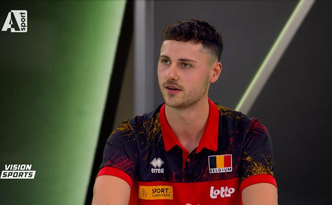 "Historique pour la Belgique" : Samuel Fafchamps était aux Mondiaux de volley avec la Belgique