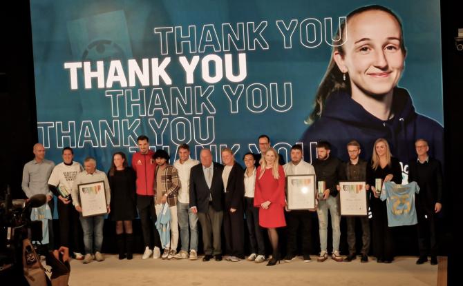 La KAS Eupen récompensée pour son engagement social avec le Come Together Award 2025