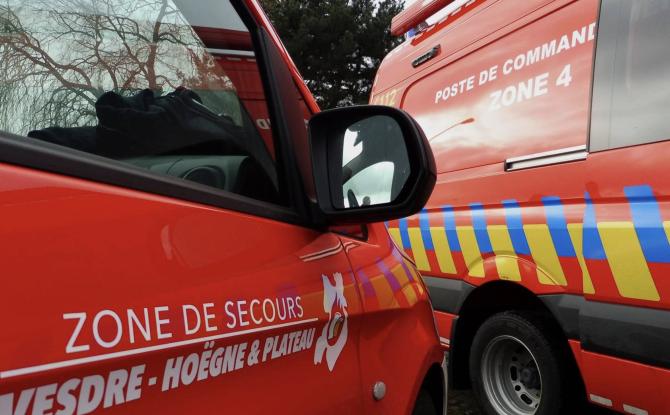 Theux : les pompiers appelés en pleine nuit pour un incendie dans une chambre