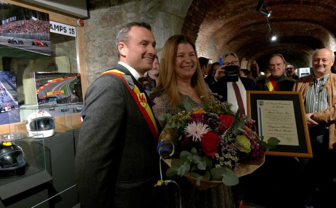 Vanessa Maes Citoyenne d'Honneur de la Ville de Stavelot