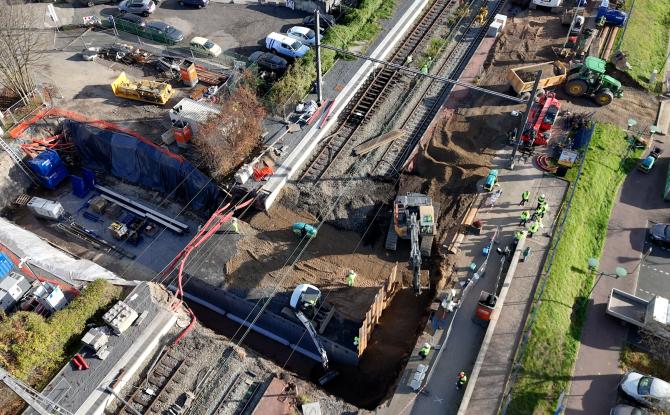 La gare d'Eupen plus accessible grâce à un couloir sous les voies