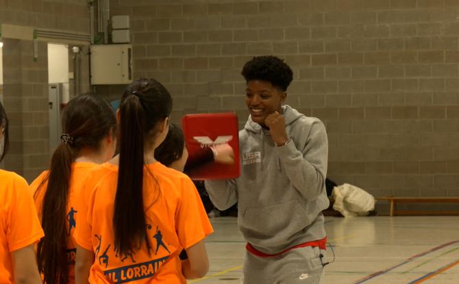 2 pros de la boxe made in USA à l'Athénée Thil Lorrain