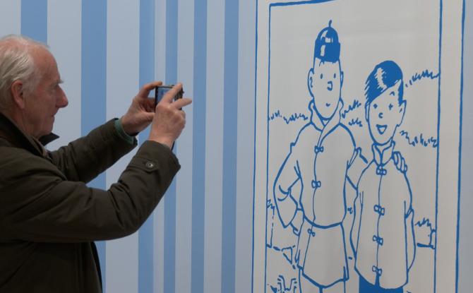 Une centaine de tintinophiles réunis à Spa avec Jean-Pierre Talbot