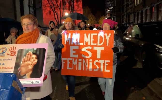 Malmedy: stop aux violences faites aux femmes!