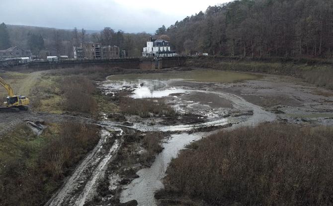 Le chantier du lac de Warfaaz a débuté!