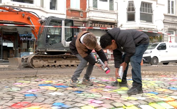 « Pavés en couleur » : une vague de créativité pour soutenir les commerces spadois