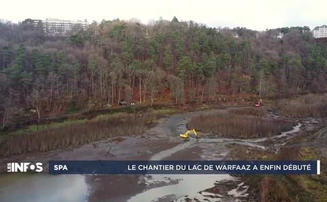 Le chantier du lac de Warfaaz a débuté!