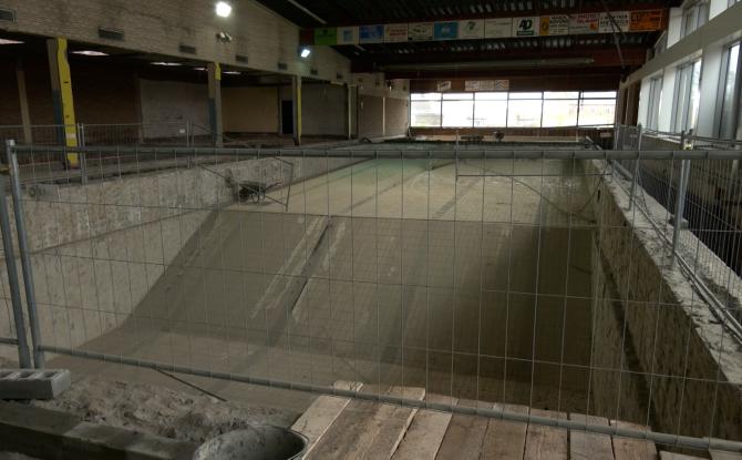 Piscine de Herve: démolition terminée, place aux rénovations