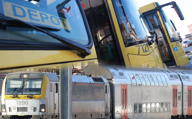 Grève : fortes perturbations sur les réseaux TEC et SNCB