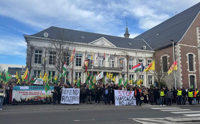 Environ 200 personnes manifestent en soutien aux Kurdes à Eupen